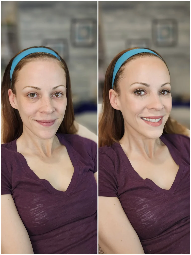 Beauty studio makeup setup calm environment