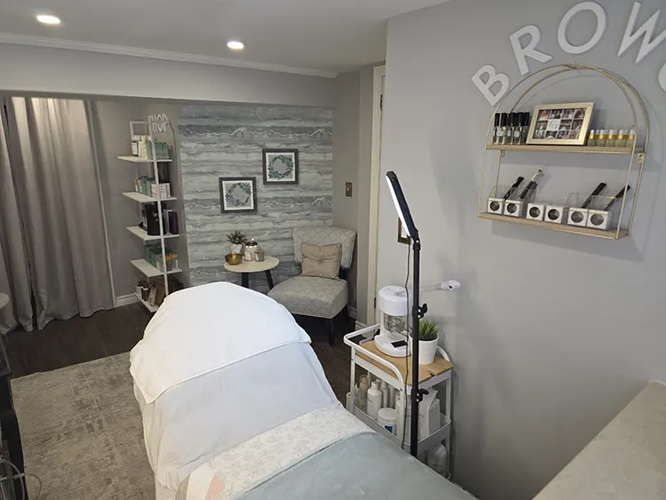 Beauty studio in Bowmanville calm spa environment