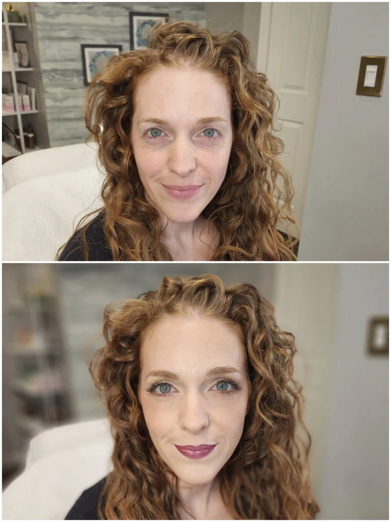 Special event makeup application flawless finish