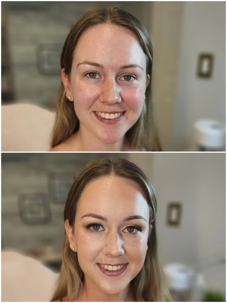 Bridal party makeup preparation Durham Region